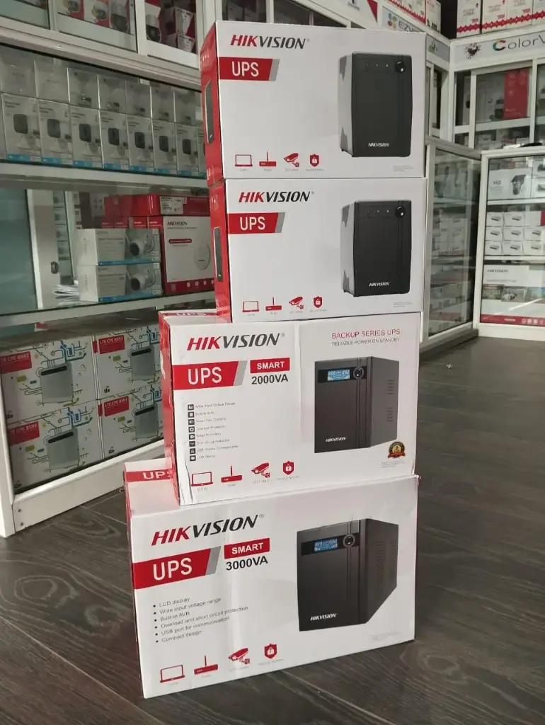 0.6 KVA TO 3KVA Hikvision DS-UPS600(O-STD)/UK Uninterruptible Power Supply 600VA UPS